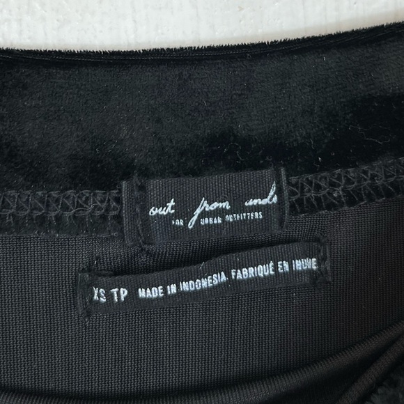 Out From Under MJ Velvet Tube Top Bodysuit Sz XS - Picture 10 of 10